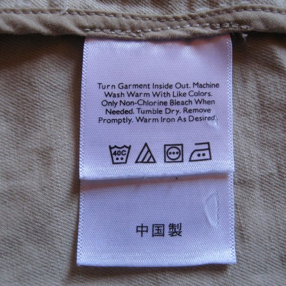 Eddie Bauer Khaki Button Down Utility Jacket - Picture 11 of 11